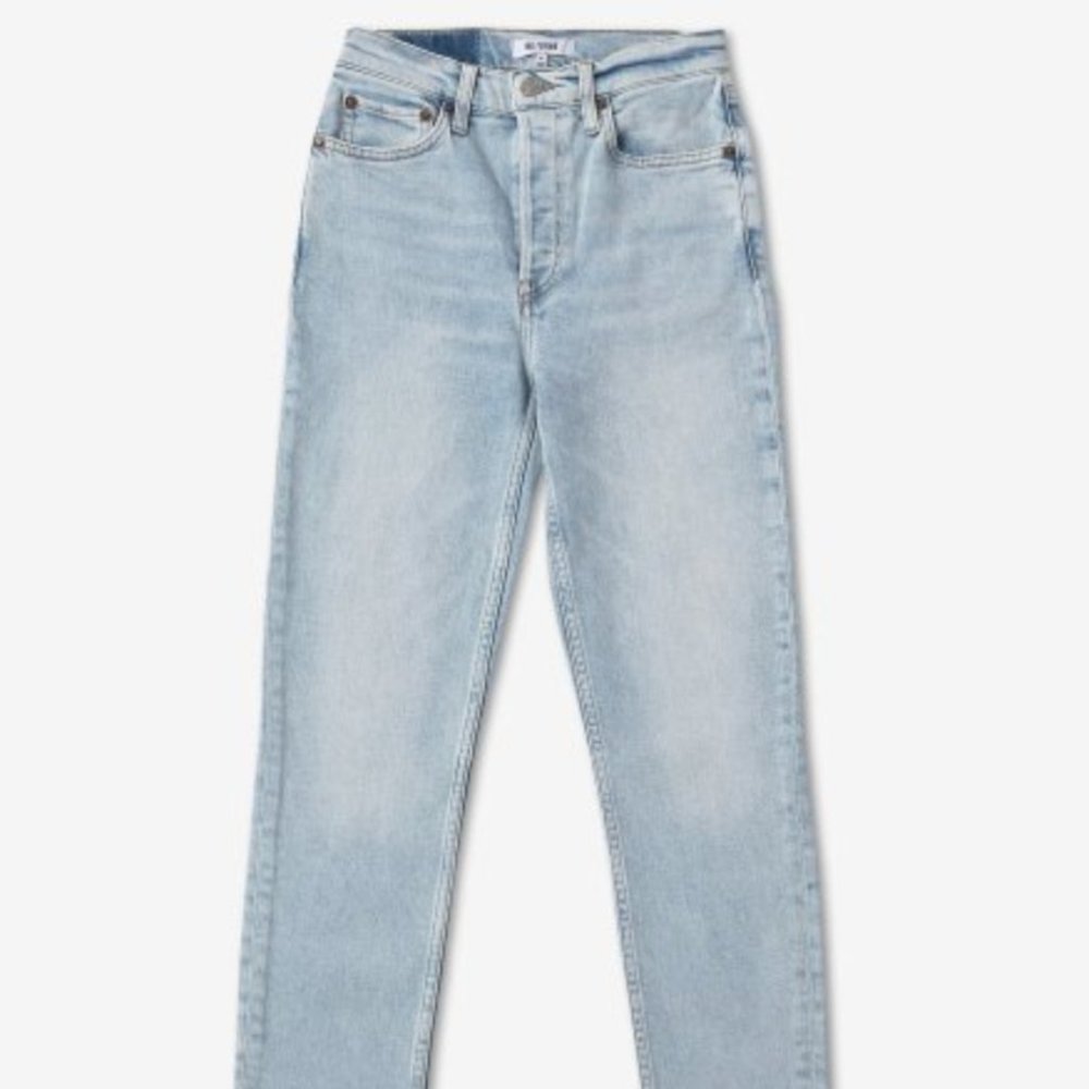 RE/DONE  '90s HIGH RISE CALM WATERS JEANS SZ 26 US 4